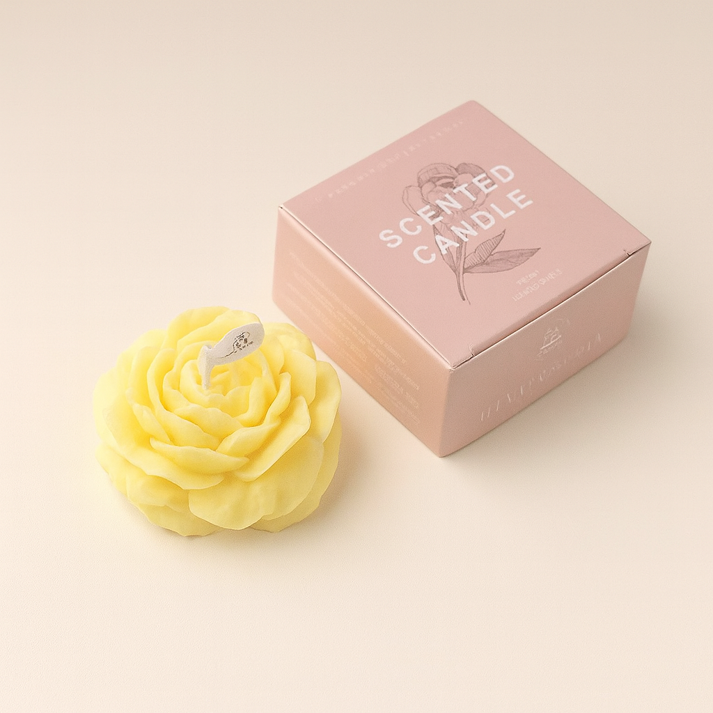Flower Shape Scented Candle