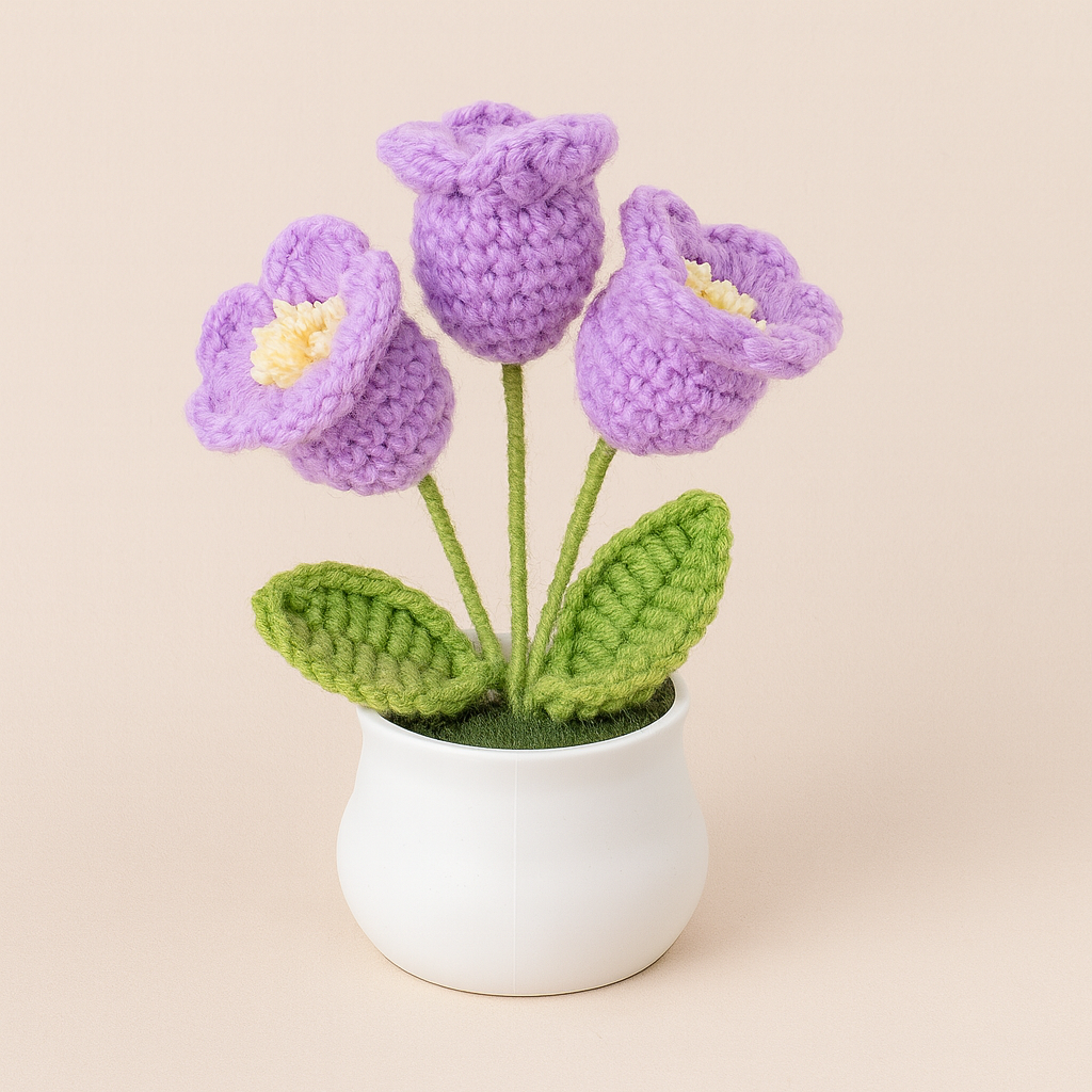 Mini Crochet Handmade Plants