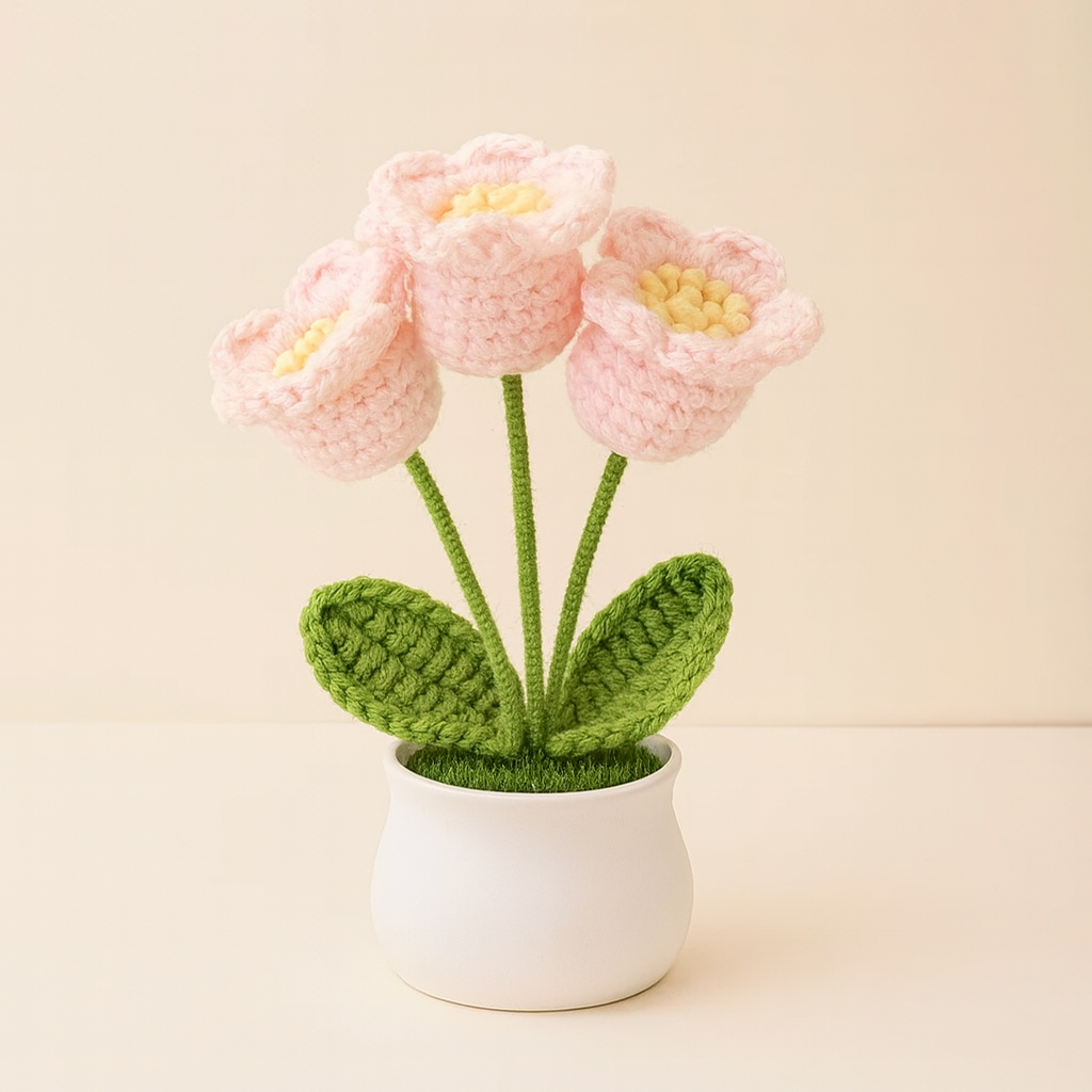 Mini Crochet Handmade Plants