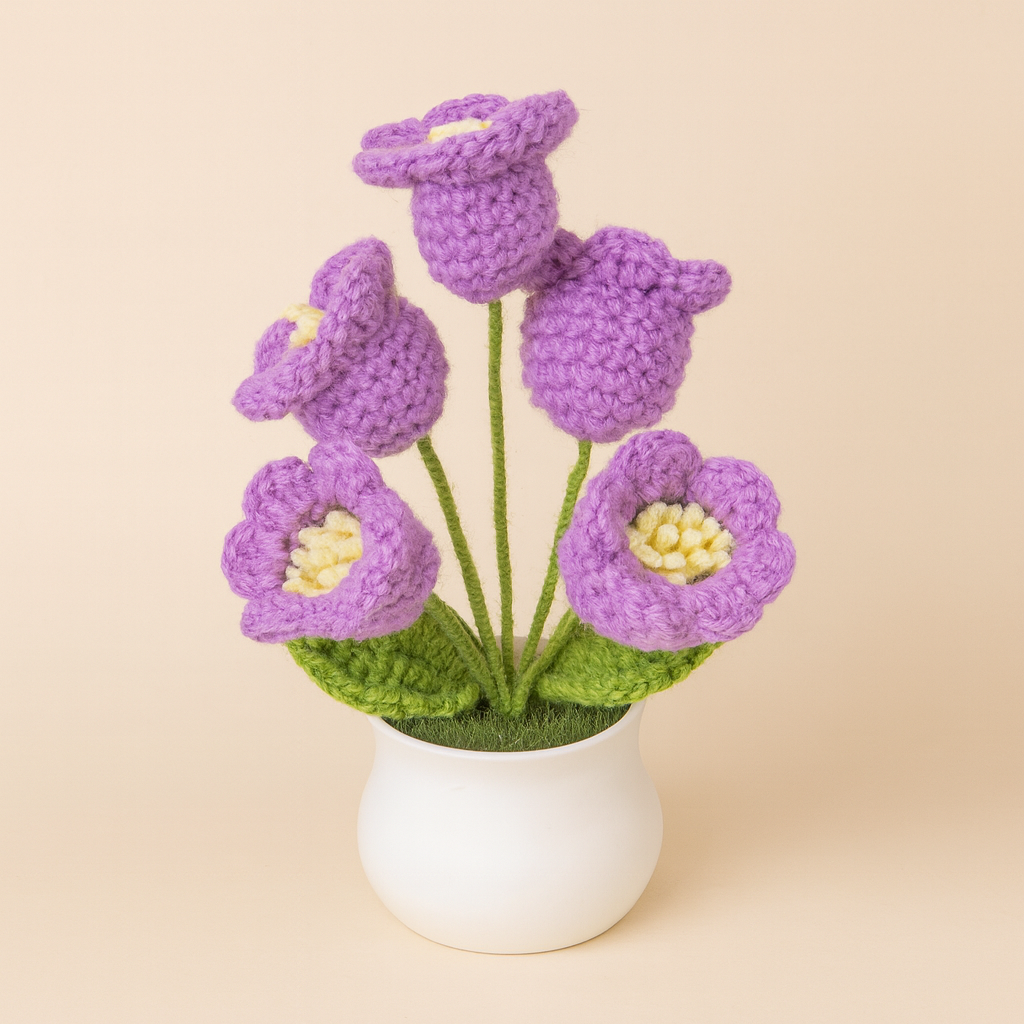Mini Crochet Handmade Plants