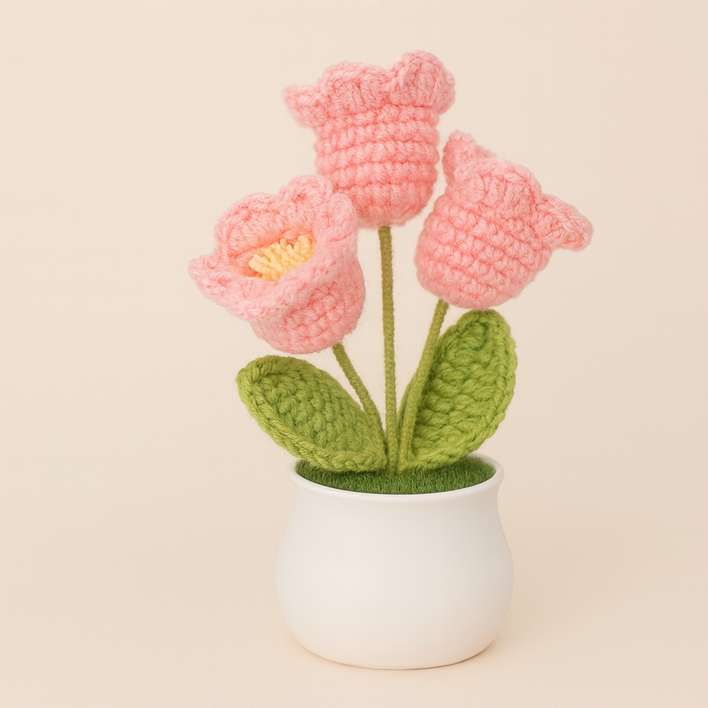 Mini Crochet Handmade Plants