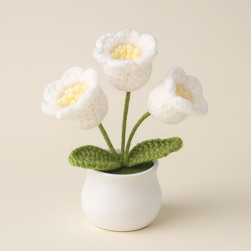 Mini Crochet Handmade Plants