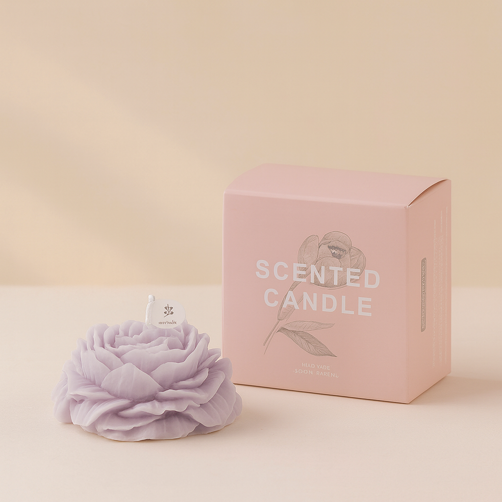 Flower Shape Scented Candle