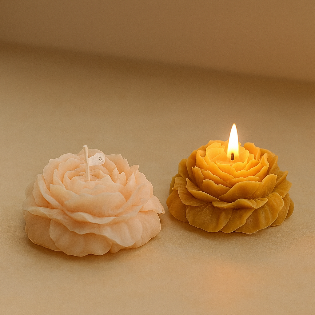 Flower Shape Scented Candle