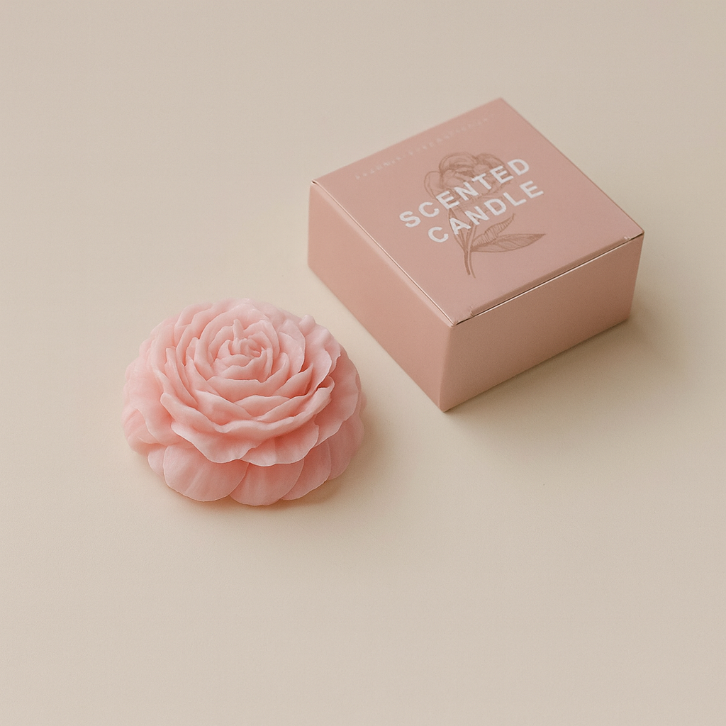 Flower Shape Scented Candle