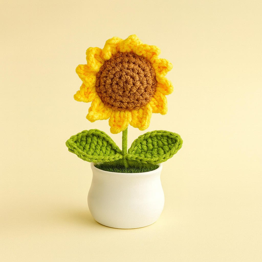 Mini Crochet Handmade Plants