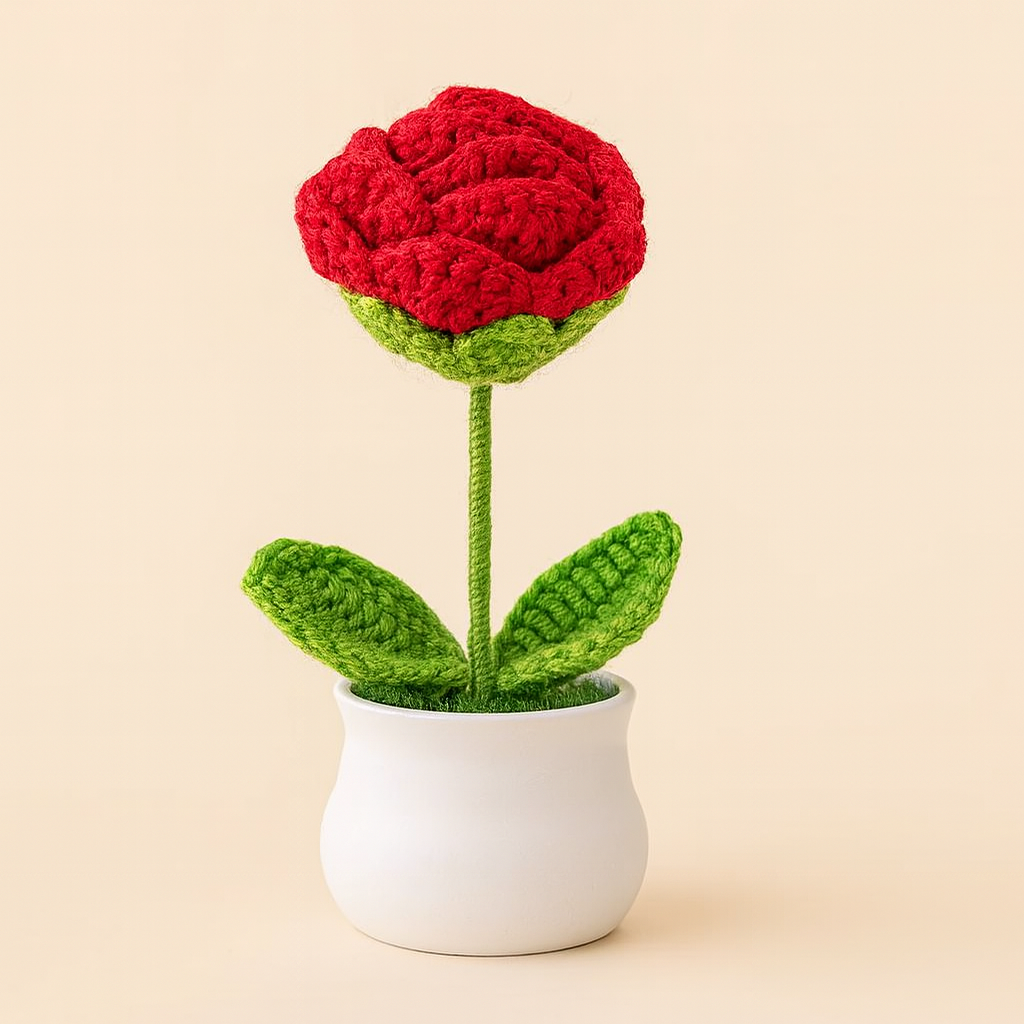 Mini Crochet Handmade Plants