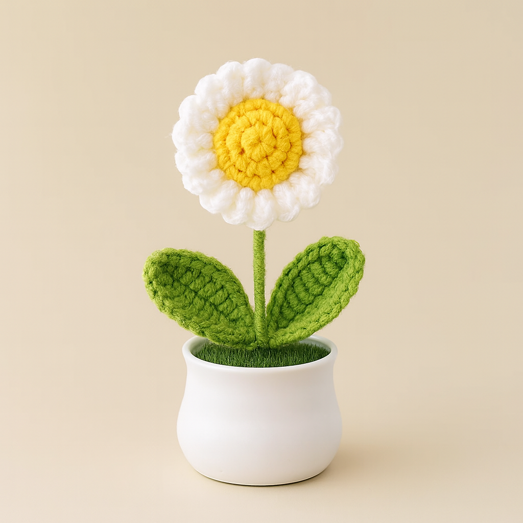 Mini Crochet Handmade Plants