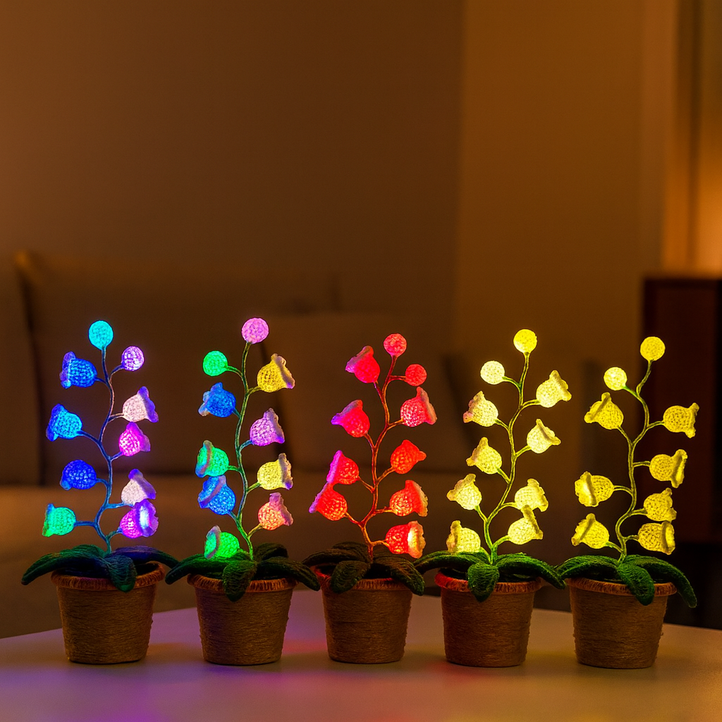 Handmade Crochet Glow Blooms