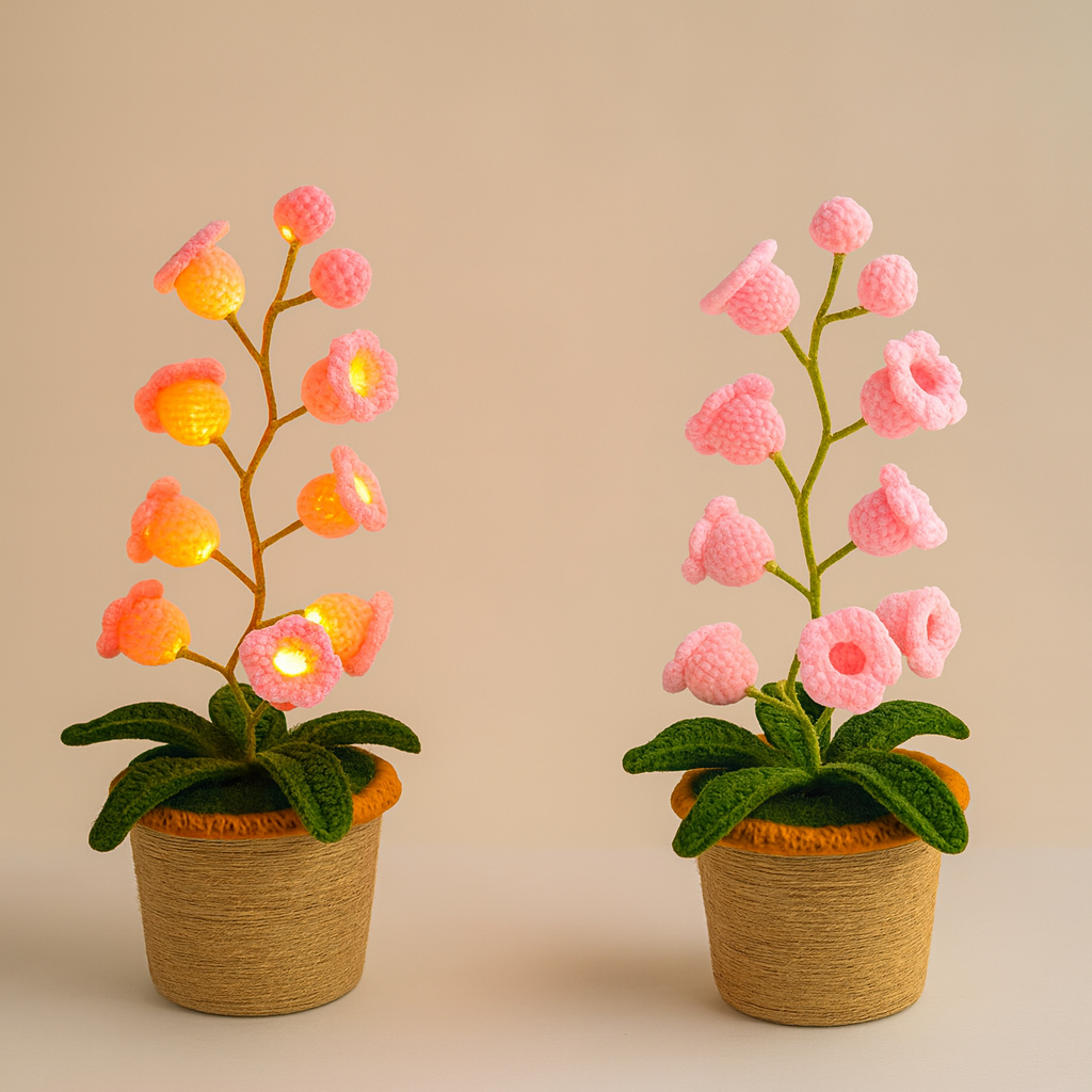 Handmade Crochet Glow Blooms