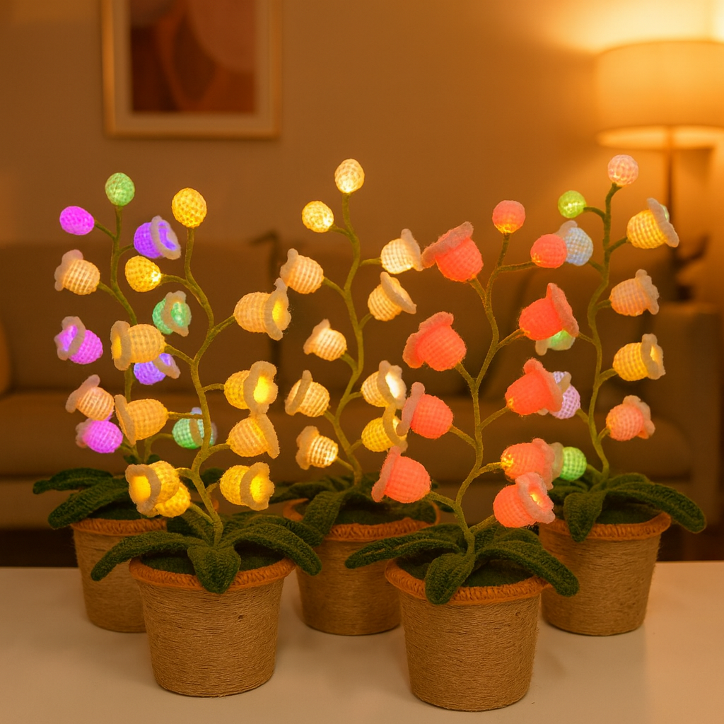 Handmade Crochet Glow Blooms