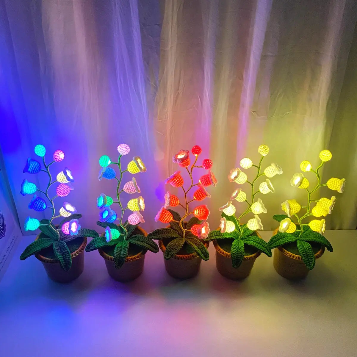 Handmade Crochet Glow Blooms